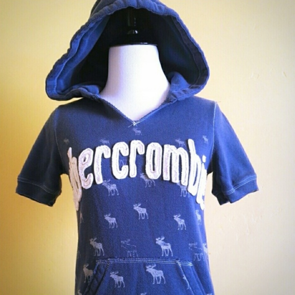 Abercrombie Girls Hoodie Top w/Pocket L